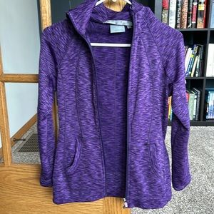 Athleta zip up hooded sweatshirt